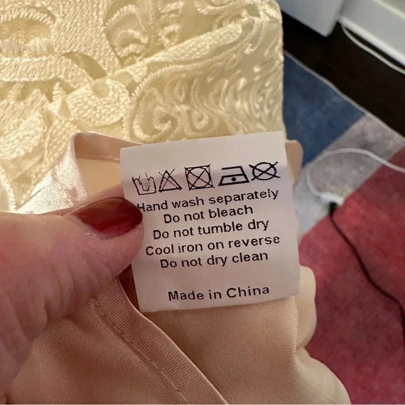 New ModCloth Chi Chi London Champagne Lace Dress Size 4 NWT Vintage‎ Inspired - Picture 4 of 14